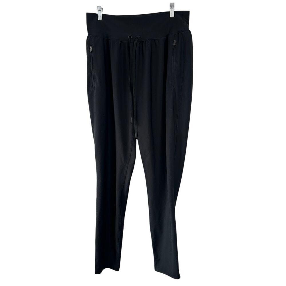 Old Navy Active PowerSoft High-Rise G-Dry Black Joggers Women's Large TALL